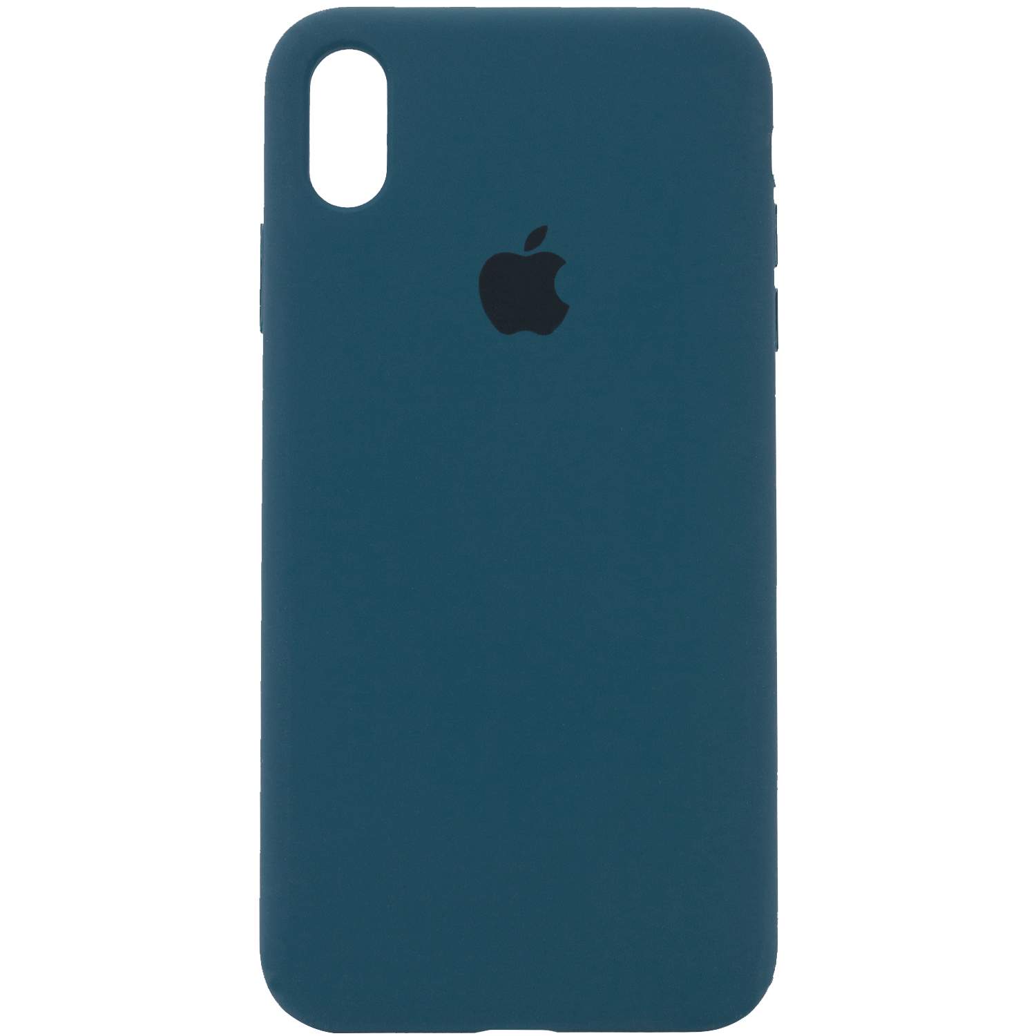 Silicone Case Full Protective (AA) для iPhone Xs Max (Cosmos Blue)-0